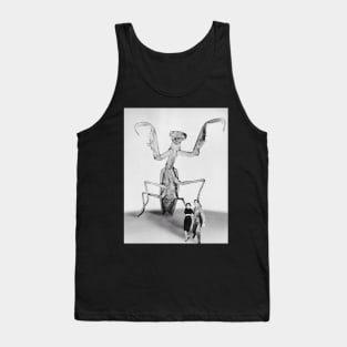 Scary Praying Mantis Tank Top